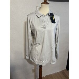 Women‎ Golf Polo Shirts Long Sleeve Slim Fit Athletic Shirts Tennis Pullover Top